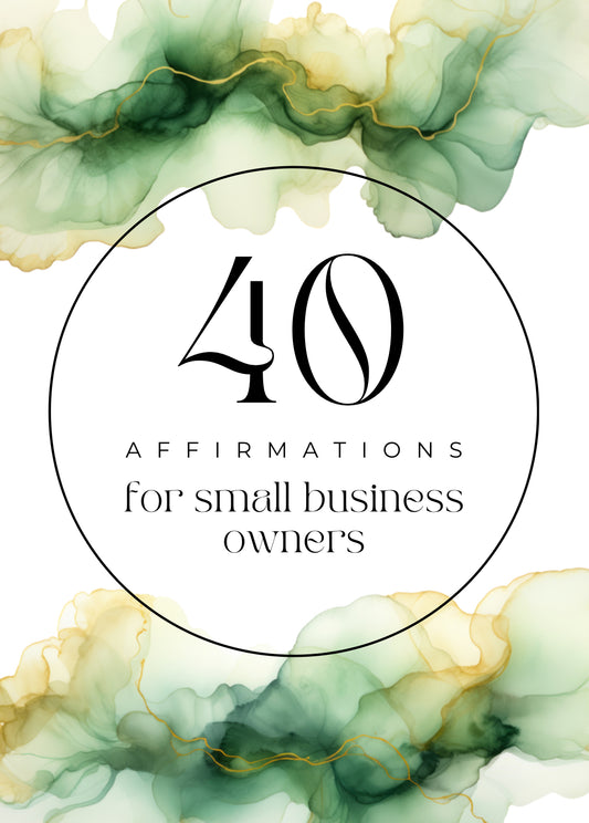 40 Affirmations For Small Business Owners (PLR)